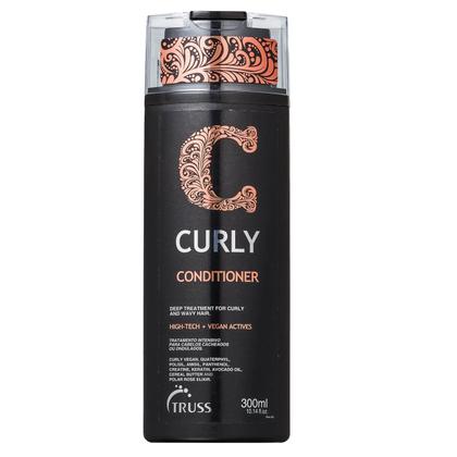 Imagem de Kit Truss Curly - Shampoo 300ml + Condicionador 300ml + Leave-In Light 250ml + Uso Obrigatório 260ml