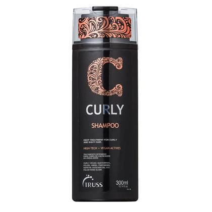 Imagem de Kit Truss Curly - Shampoo 300ml + Condicionador 300ml + Leave-In Light 250ml + Uso Obrigatório 260ml
