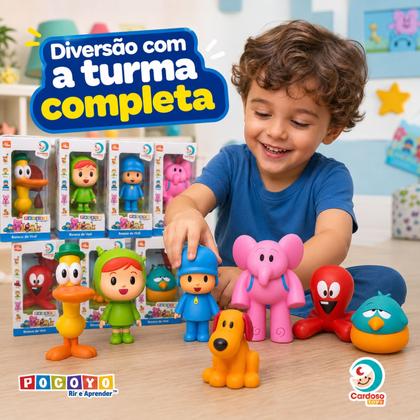 Imagem de Kit Turma do Pocoyo 7un Completo Vinil Atoxico Nina Loula