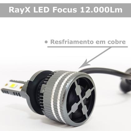 Imagem de Kit Ultra Led 80W H11 Focus RayX 12000 Lumens 6000K