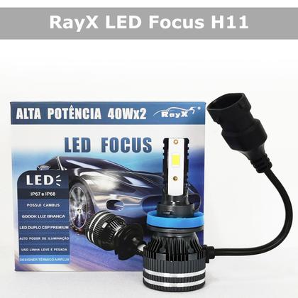 Imagem de Kit Ultra Led 80W H11 Focus RayX 12000 Lumens 6000K