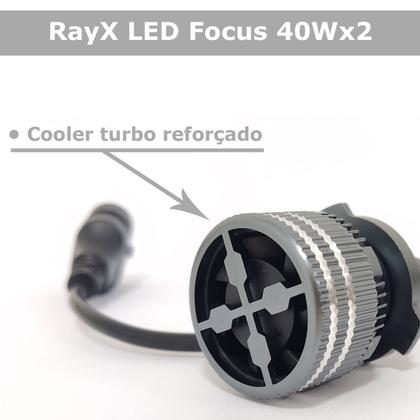 Imagem de Kit Ultra Led 80W H11 Focus RayX 12000 Lumens 6000K