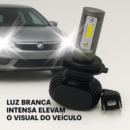 Imagem de Kit Ultra Led Farol Alto Baixo H4 E Milha Prisma 2006 A 2012