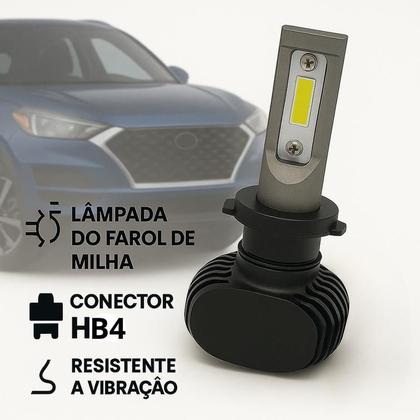 Imagem de Kit Ultra Led Farol Alto Baixo H4 E Milha Prisma 2006 A 2012