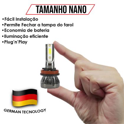 Imagem de Kit ultra led nano chevrolet prisma 2012/2020 22000 lúmens 6500k