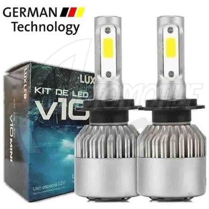 Imagem de Kit Ultra Led V10 Super Branco 6500K 30W 20.000 Lumens H7