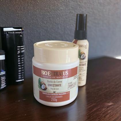 Imagem de Kit Umectante umectação capilar 1 Banho de creme 250ml 1 Óleo de coco cremoso 55ml