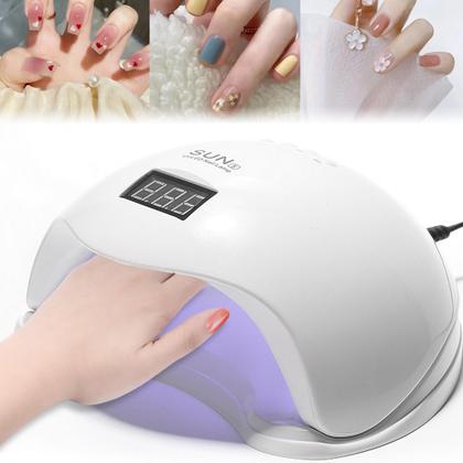 Imagem de Kit Unhas de Gel Decoração Completo Cabine Sun 5 48w Digital Lixadeira Elétrica A41