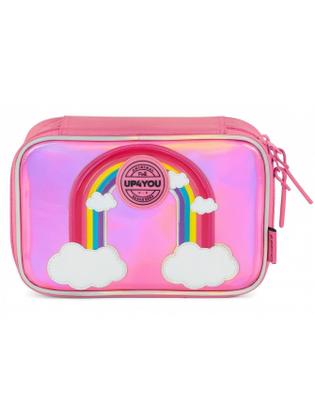 Imagem de Kit Up4You Mochila Rodas Lancheira Estojo Box E Triplo