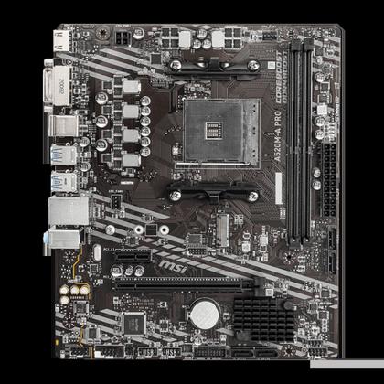 Kit Upgrade AMD Ryzen 5 5600G / Placa Mãe MSI A520M-A PRO/ Memoria