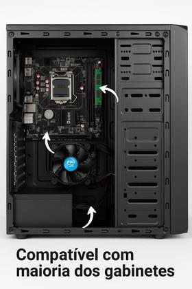 Imagem de Kit Upgrade COmputador PC Intel Core I3 Placa Mãe H61 8Gb Memoria Ram Home Office