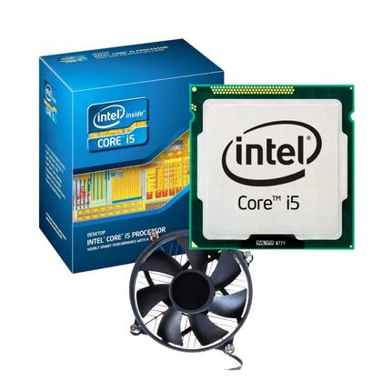 Imagem de Kit Upgrade Computador Placa Mãe H61 8Gb Memoria ram CPU Processador Intel i5 Pc Home Office