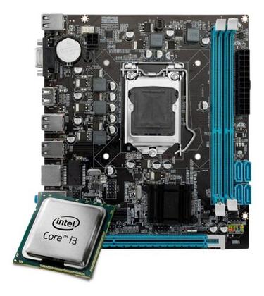 Imagem de Kit Upgrade Placa Mãe H61-t + Processador I3-2100 3.10 Ghz