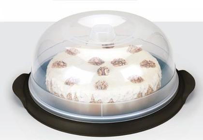 Imagem de Kit Utensílios Boleira  Queijeira  Torteira de Plástico Com Tampa