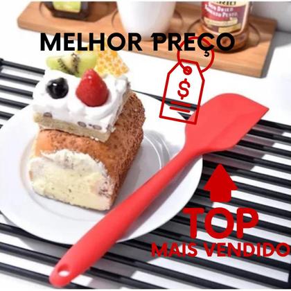 Imagem de Kit Utensílios de Silicone 4 Peças Concha Espátulas Colher Ideal para Panelas Teflon