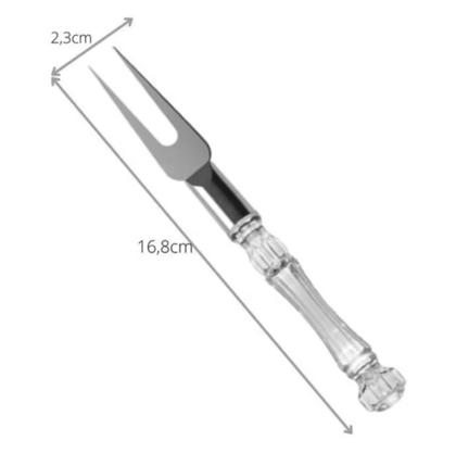 Imagem de Kit Utensílios Para Queijos Lâminas de Inóx com Cabo de Acrílico - 4 Peças