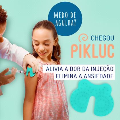 Imagem de Kit Vacina Xo Febre Adesivo Gel + Pikluc Alivia Dor Vacina