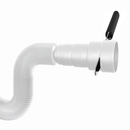 Imagem de Kit Válvula Americana Inox 3. 1/2 + Sifão Flexível 70cm Duplo