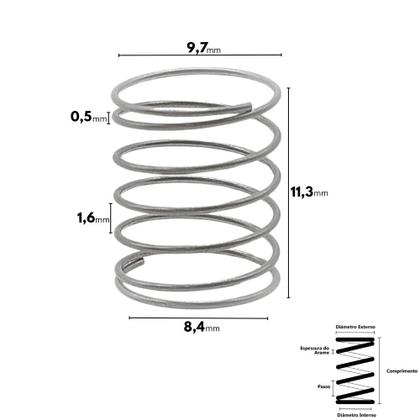 Imagem de Kit Válvula By Pass com Retenção Compatível com Lavadora WAP Fera 2400