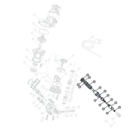 Imagem de Kit Válvula By Pass com Retenção Compatível com Lavadora WAP Fera 2400