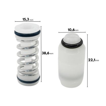 Imagem de Kit Válvula By Pass com Retenção Compatível com Lavadora WAP Fera 2400