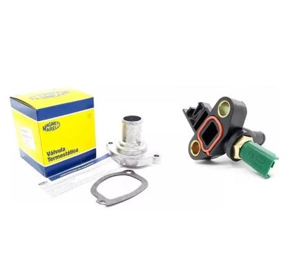Imagem de Kit Válvula Termostática + Sensor Temperat Uno Palio Fire 8v