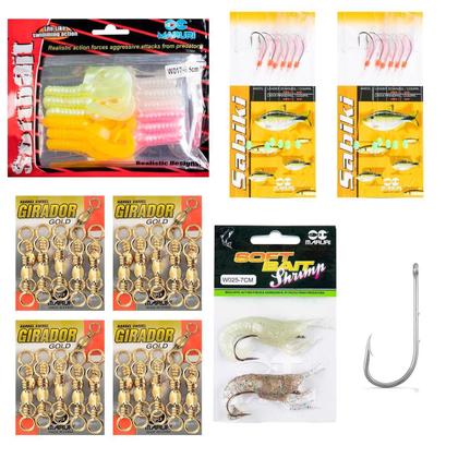 Imagem de Kit Vara com Molinete e Utensílios para Pesca Kin - Maruri