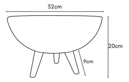 Imagem de Kit Vaso Bacia Com Muda De Jibóia Com Substrato Decorativo 