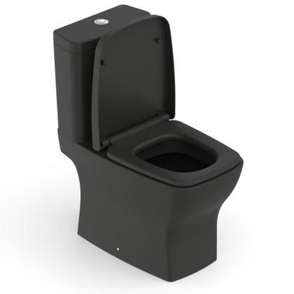 Imagem de Kit Vaso Sanitário Com Caixa Acoplada Assento Termofixo E Acessórios De Instalação Boss Onix Celite