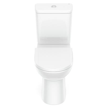 Imagem de Kit Vaso Sanitário com Caixa Acoplada e Assento Queda Amortecida Round Roca