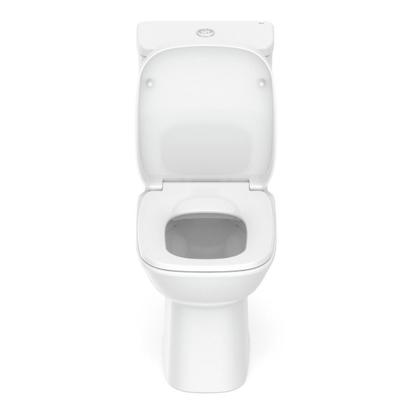 Imagem de Kit Vaso Sanitário com Caixa Acoplada e Assento Soft Close Debba Square Roca