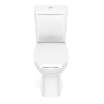 Imagem de Kit Vaso Sanitário com Caixa Acoplada e Assento Soft Close Debba Square Roca