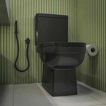 Imagem de Kit Vaso Sanitário com Caixa Acoplada e Assento Soft Close Elite Celite