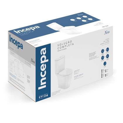 Kit Vaso Sanitário com Caixa Acoplada e Assento Soft Close Neo