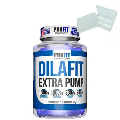 Imagem de Kit vasodilatador dilafit extra pump 120 cápsulas profit + porta cápsulas