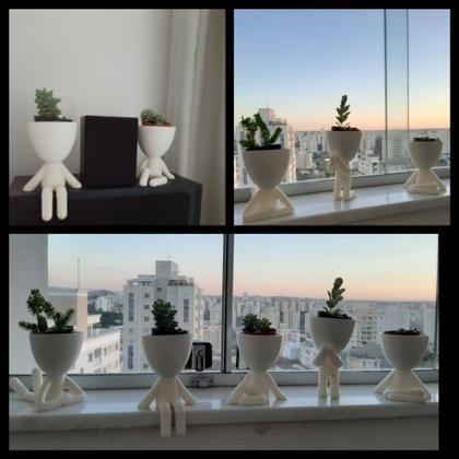 Imagem de Kit Vasos Decorativos Para 6 Sulentas Bob Robert Casa Home