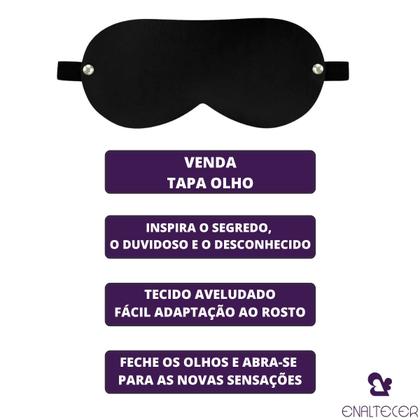 Imagem de Kit Vela de Massagem Beijavel Vanilla Pena e Venda e Colar