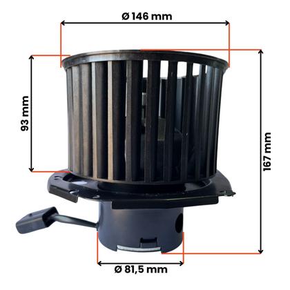 Imagem de Kit Ventilador Ar Cond Gm S10 Blazer Até 2011 + Resistência