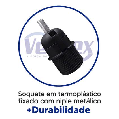 Imagem de Kit ventilador teto yris motor potente ventex c/ controle remoto