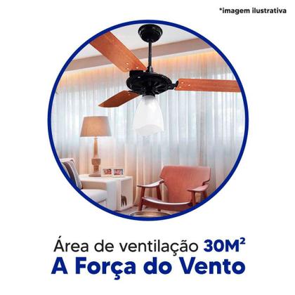 Imagem de Kit ventilador teto yris ventex c/ controle remoto universal