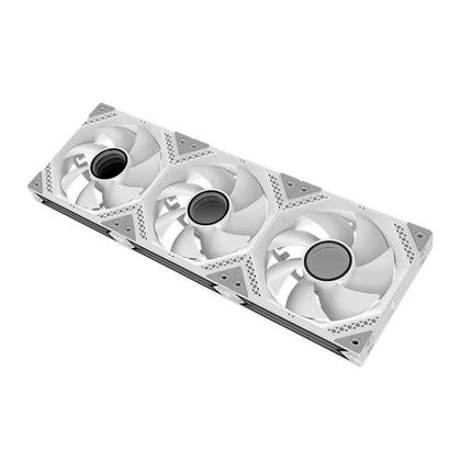 Imagem de Kit Ventoinhas Alseye Mirror 3, ARGB, 3x120mm, Branco, MIRROR-3-W