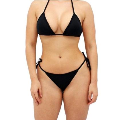 Imagem de Kit Verão (2x) Biquíni Cortininha de Amarrar Praia SEM Bojo Removível MODA FEMININA