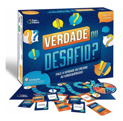 Imagem de Kit Verdade ou Desafio + Caiu Perdeu Pro - Pais e Filhos jogos educativos multidisciplinares