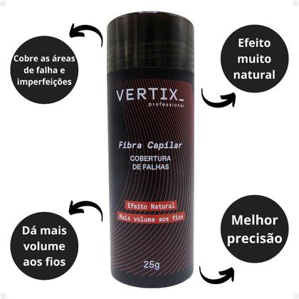 Imagem de Kit Vertix: 3 Fibras Capilar Loira Cód.2815 25g