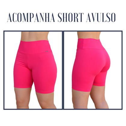 Imagem de Kit Vestido UV Manga Curta + Shorts Saída De Praia Moda Praia Evangélica Piscina