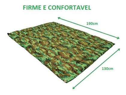 Imagem de Kit Viagem Colchonete + Almofada de Pescoço Tamanho:CasalCor:Preto