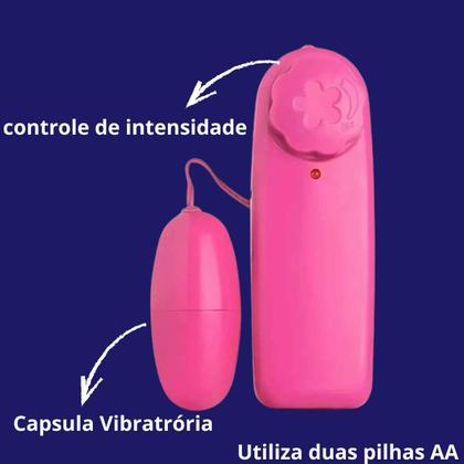 Imagem de Kit Vibrador Feminino Golfinho Ponto G Bullet Cápsula Estimulador Clitóris