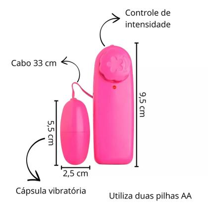 Imagem de Kit Vibrador Feminino Golfinho Ponto G + Bullet Cápsula Estimulador Clitóris