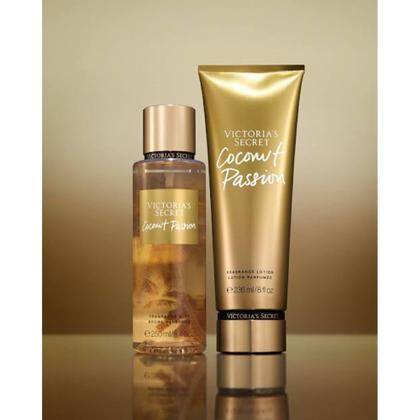 Imagem de Kit Victoria Secrets Coconut Body Splash + Hidratante corporal Clássico mais vendido Pele perfumada