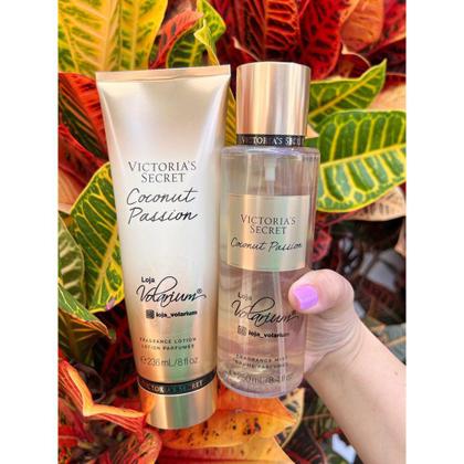 Imagem de Kit victoria secrets coconut creme hidratante E body splash original